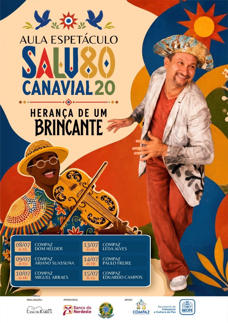 Turnê Salu 80 leva homenagem a Mestre Salustiano ao Compaz