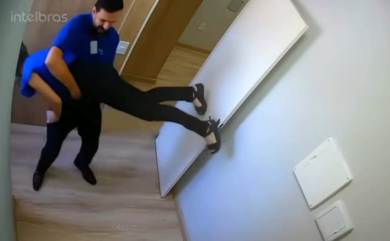 Vídeo de manobra de desengasgo “inusitada” em empresa do ES viraliza nas redes