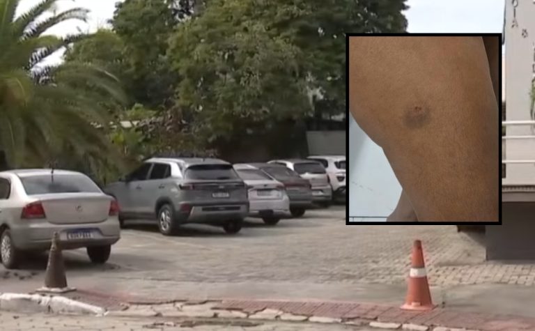 Vigilante é preso suspeito de agredir mulher com barra de ferro em estacionamento