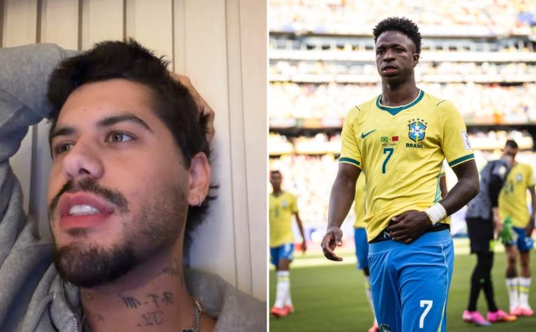 Zé Felipe xinga Vini Jr., critica seleção e depois apaga vídeos ao sentir vergonha