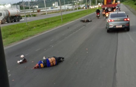 Acidente na BR-101 deixa motociclista morto na Guabiraba