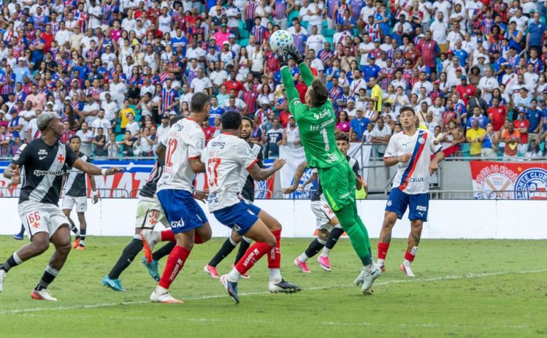 Com quatro gols anulados, Bahia e Vasco não saem do zero no Brasileirão