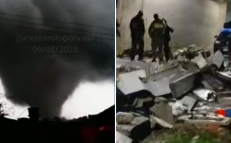 Defesa Civil confirma uma morte e cinco feridos após ciclone bomba no RS