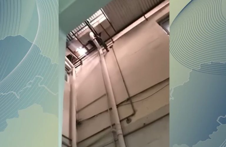 Queda de detritos no Hospital Agamenon Magalhães atinge duas pessoas