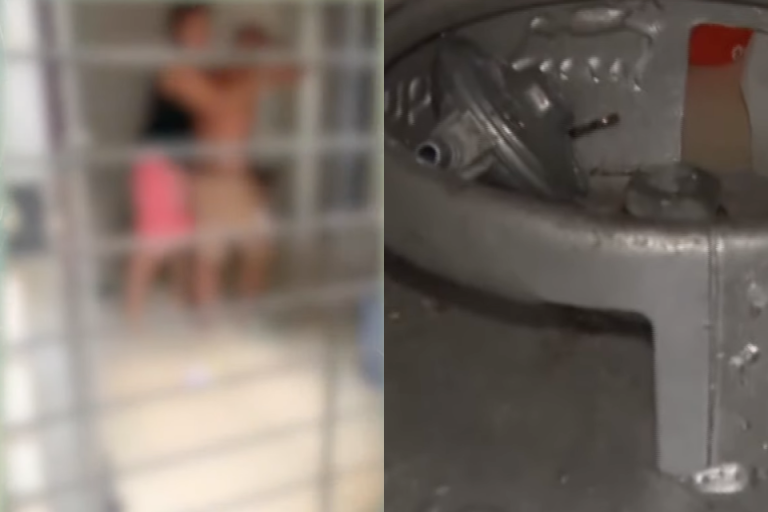 Idoso é contido após ameaçar explodir casa com botijão de gás em Camaragibe