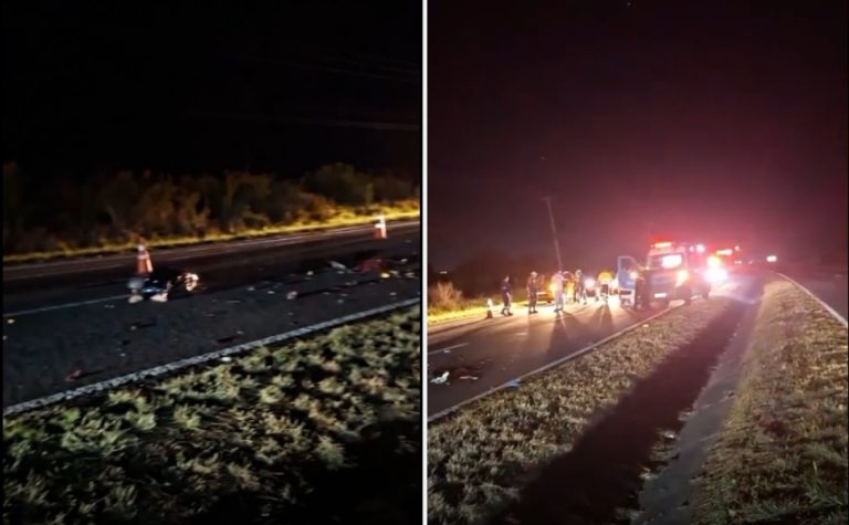 Motociclista morre após bater em trator, cair na pista e ser atropelado na ES-060