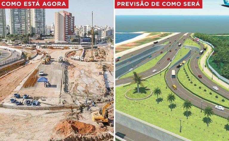 Obra do Mergulhão de Camburi deve ficar pronta até março do ano que vem