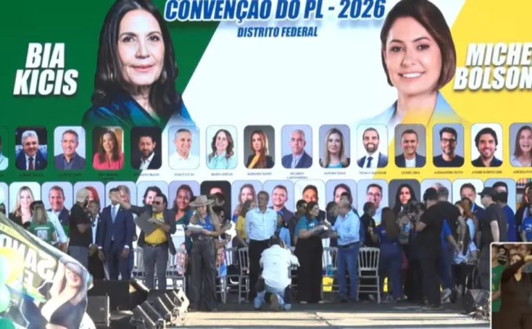 PL oficializa Michelle Bolsonaro como candidata ao Senado pelo DF