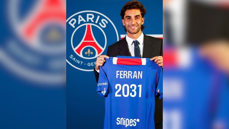 PSG anuncia a contratação de Ferran Torres, herói do título mundial da Espanha