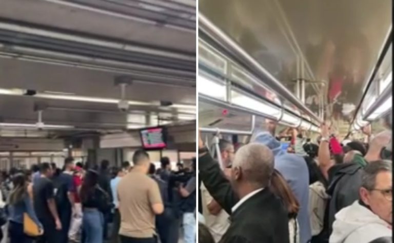 Passageiros enfrentam superlotação e atraso durante greve de trens em SP