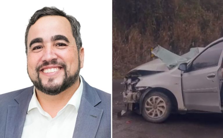 Prefeito de Guarapari sofre acidente na BR-262 a caminho de viagem