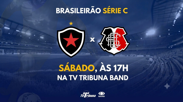 Santa Cruz enfrenta Botafogo-PB fora de casa com transmissão da TV Tribuna