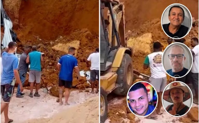 Três pessoas da mesma família e dono de distribuidora são as vítimas de desabamento